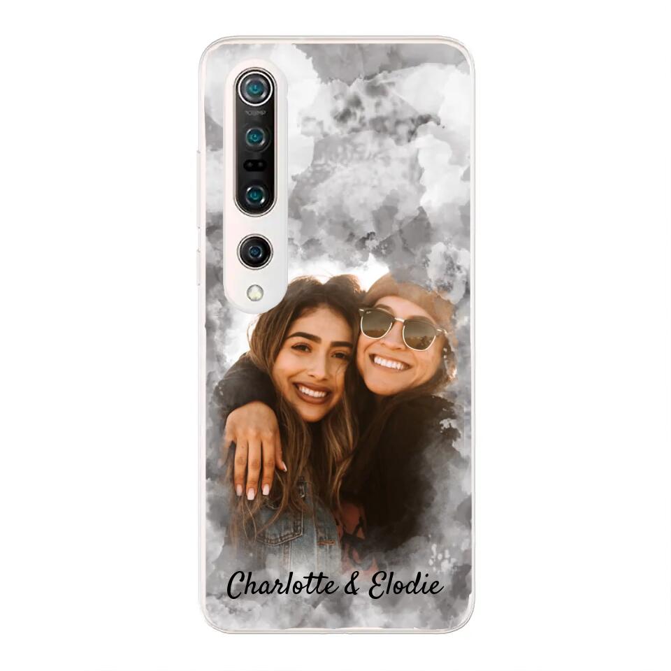 Jouw foto (stijl aquarel) - Gepersonaliseerd telefoonhoesje