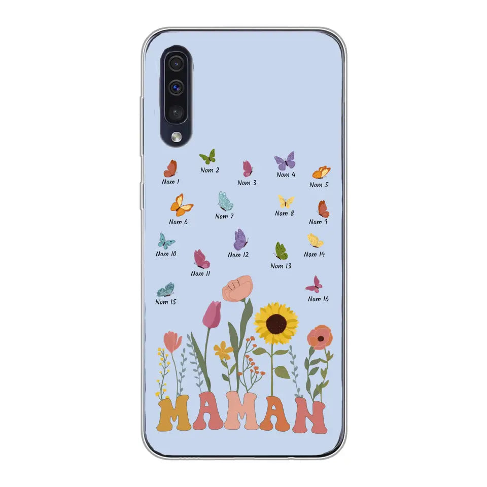 Prairie en papillons - Gepersonaliseerd telefoonhoesje