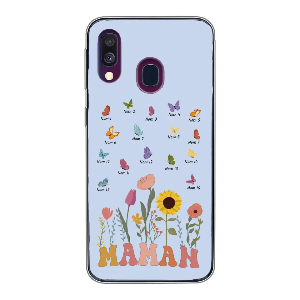 Prairie en papillons - Gepersonaliseerd telefoonhoesje