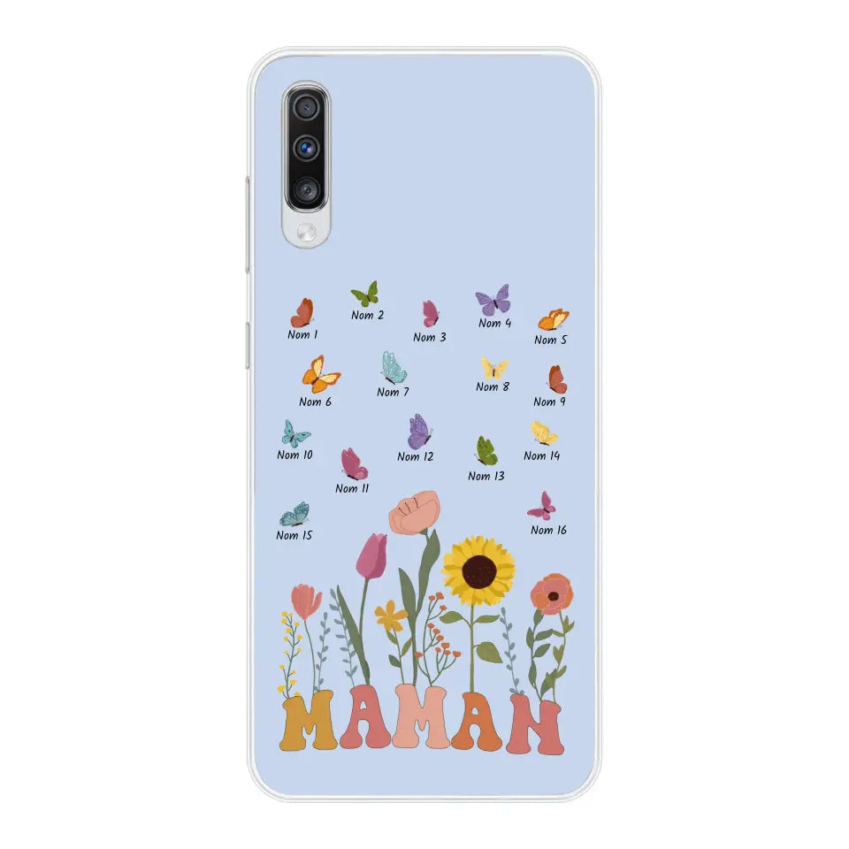 Prairie en papillons - Gepersonaliseerd telefoonhoesje