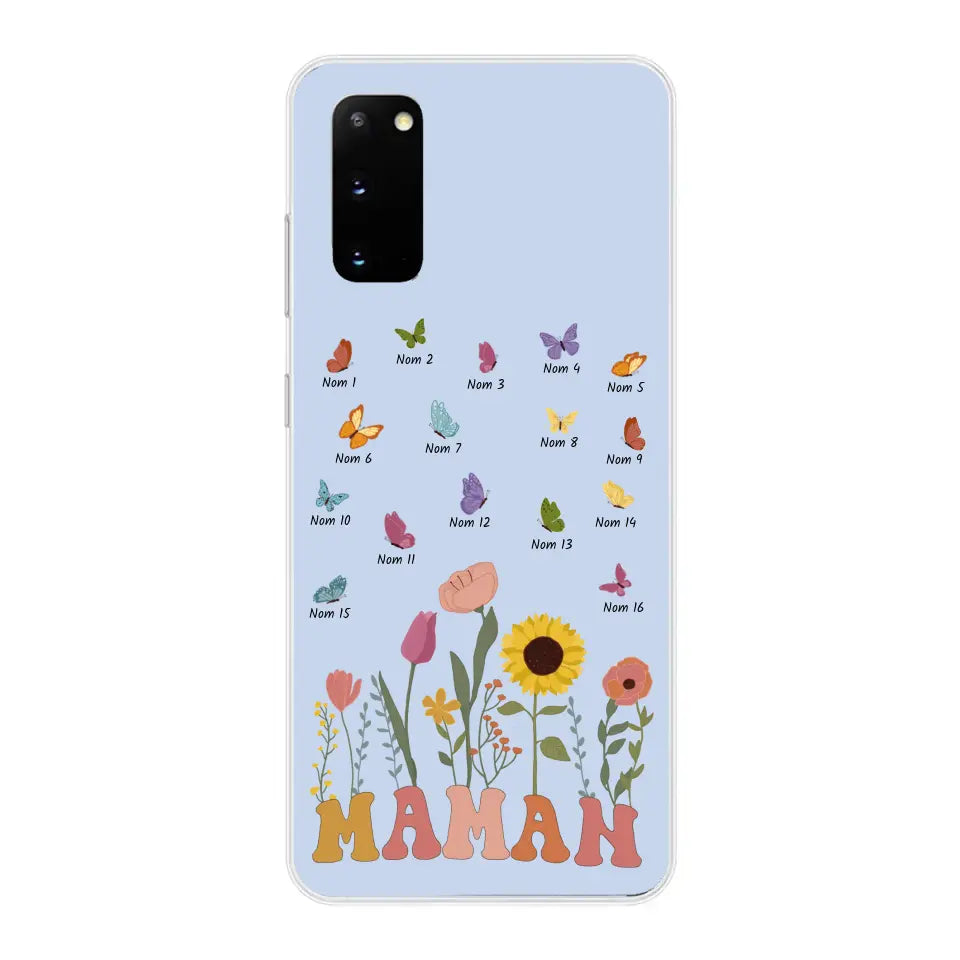 Prairie en papillons - Gepersonaliseerd telefoonhoesje