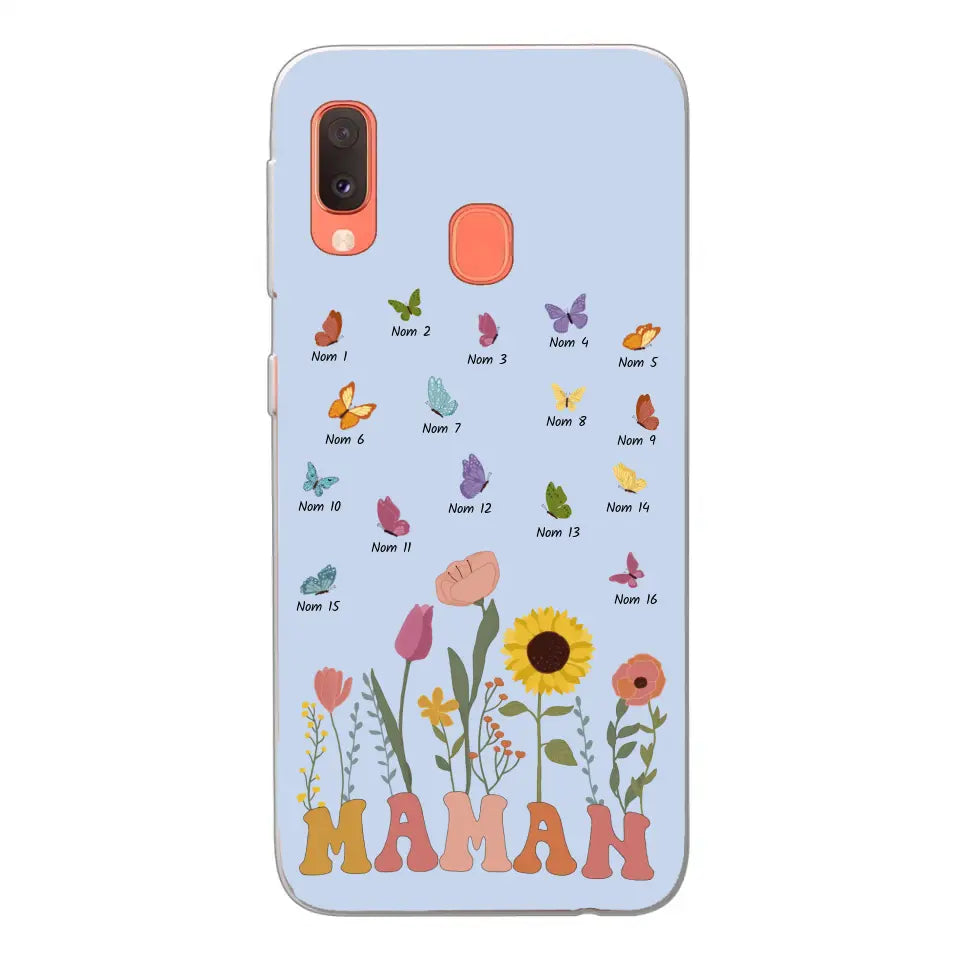 Prairie en papillons - Gepersonaliseerd telefoonhoesje