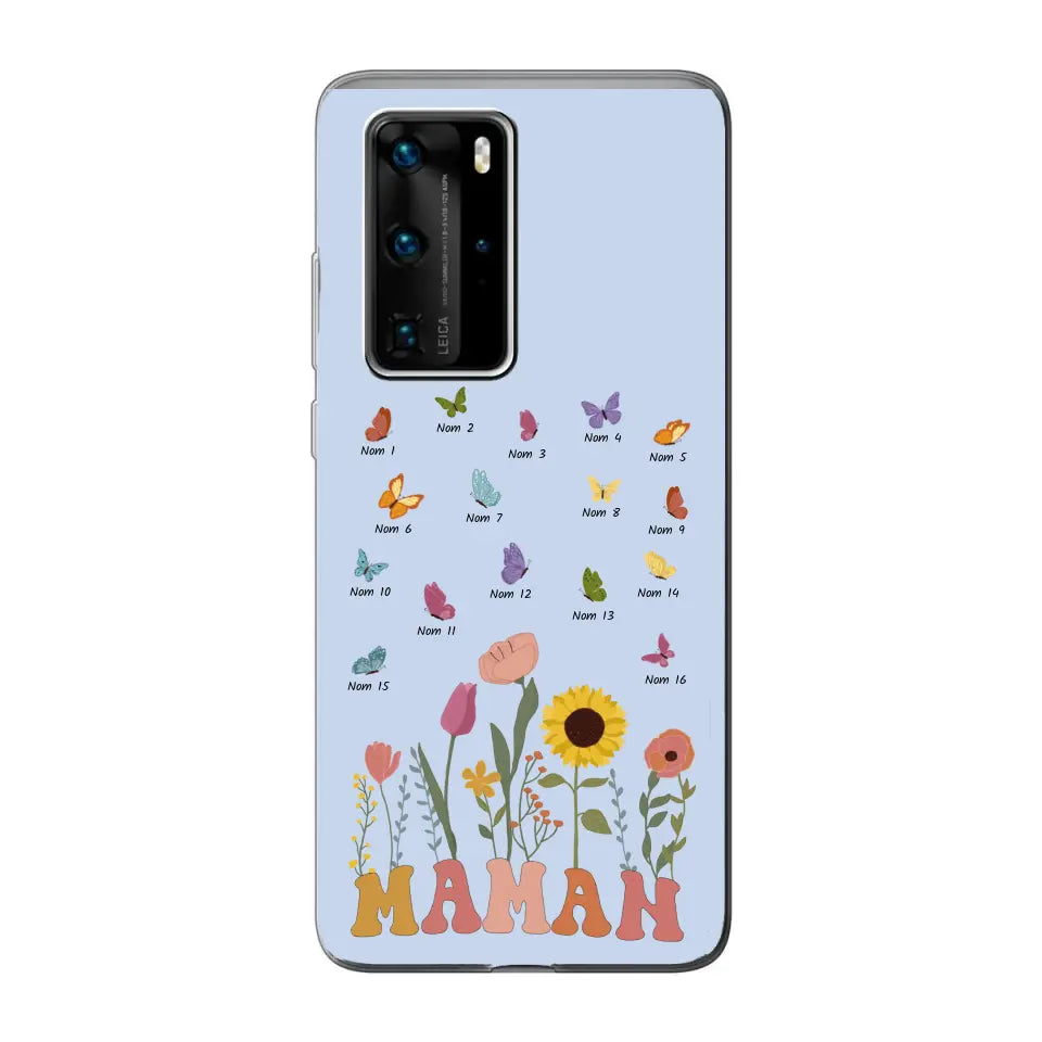 Prairie en papillons - Gepersonaliseerd telefoonhoesje