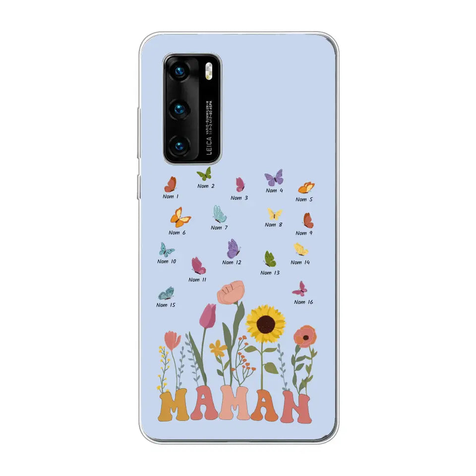 Prairie en papillons - Gepersonaliseerd telefoonhoesje