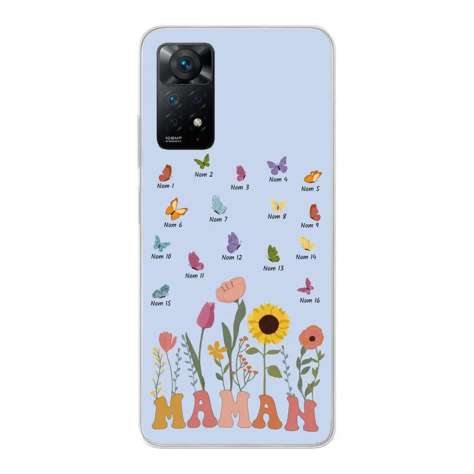 Prairie en papillons - Gepersonaliseerd telefoonhoesje