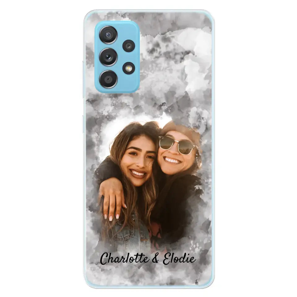 Jouw foto (stijl aquarel) - Gepersonaliseerd telefoonhoesje