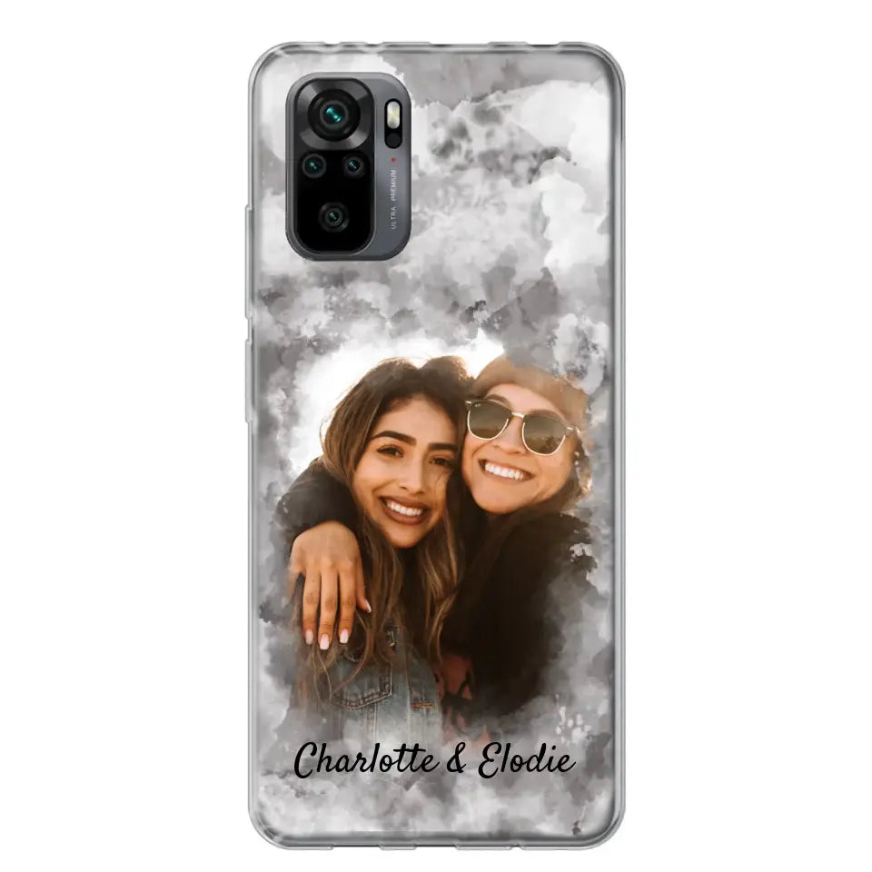 Jouw foto (stijl aquarel) - Gepersonaliseerd telefoonhoesje