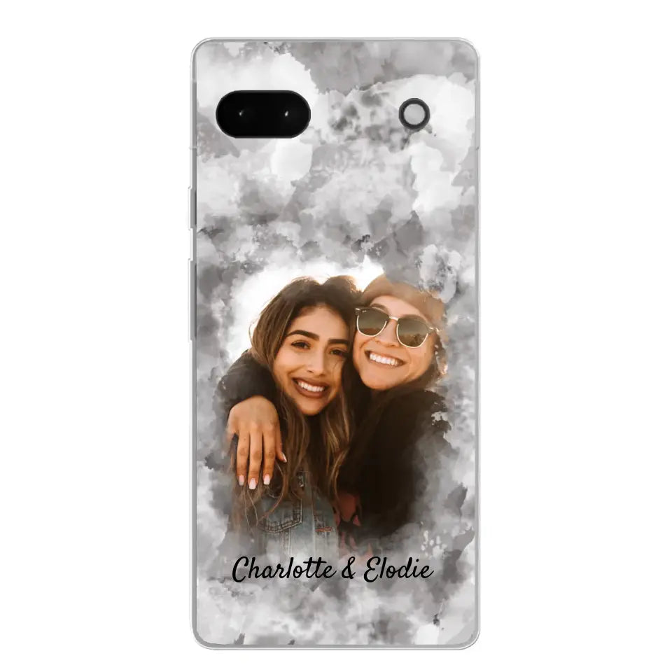 Jouw foto (stijl aquarel) - Gepersonaliseerd telefoonhoesje