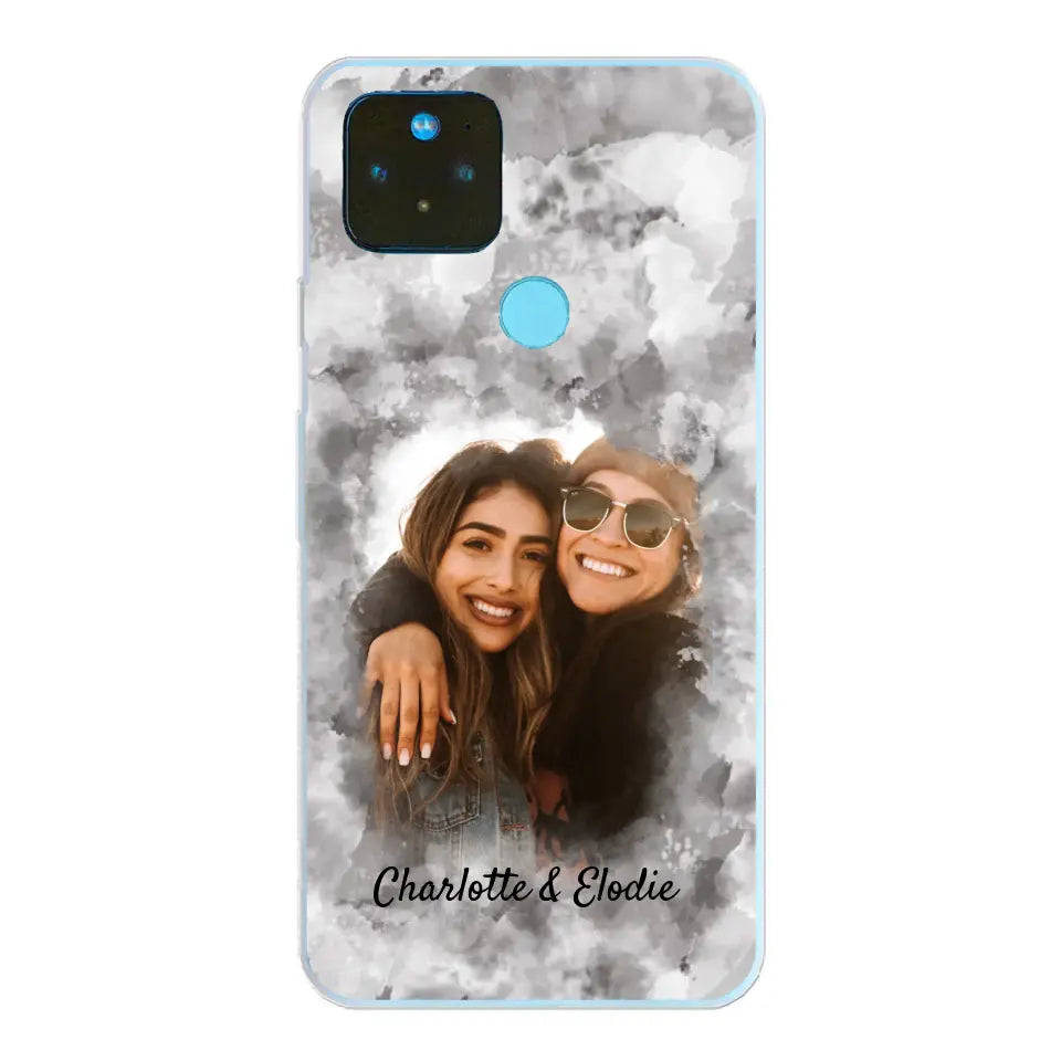 Jouw foto (stijl aquarel) - Gepersonaliseerd telefoonhoesje