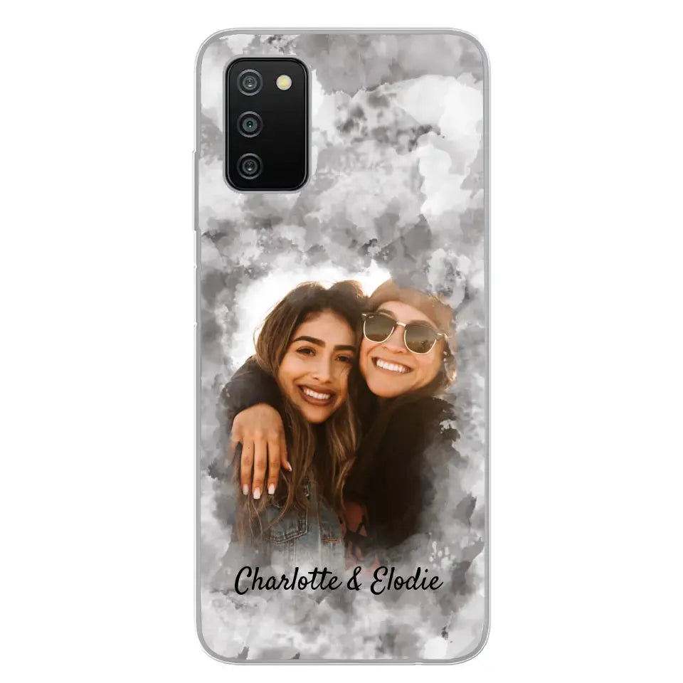 Jouw foto (stijl aquarel) - Gepersonaliseerd telefoonhoesje