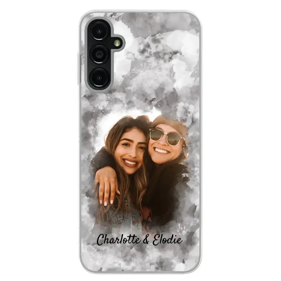 Jouw foto (stijl aquarel) - Gepersonaliseerd telefoonhoesje