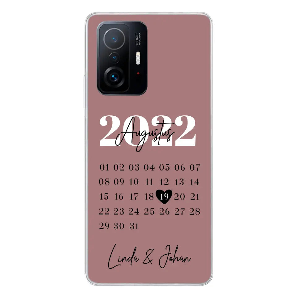 Ons jubileum - Gepersonaliseerd telefoonhoesje