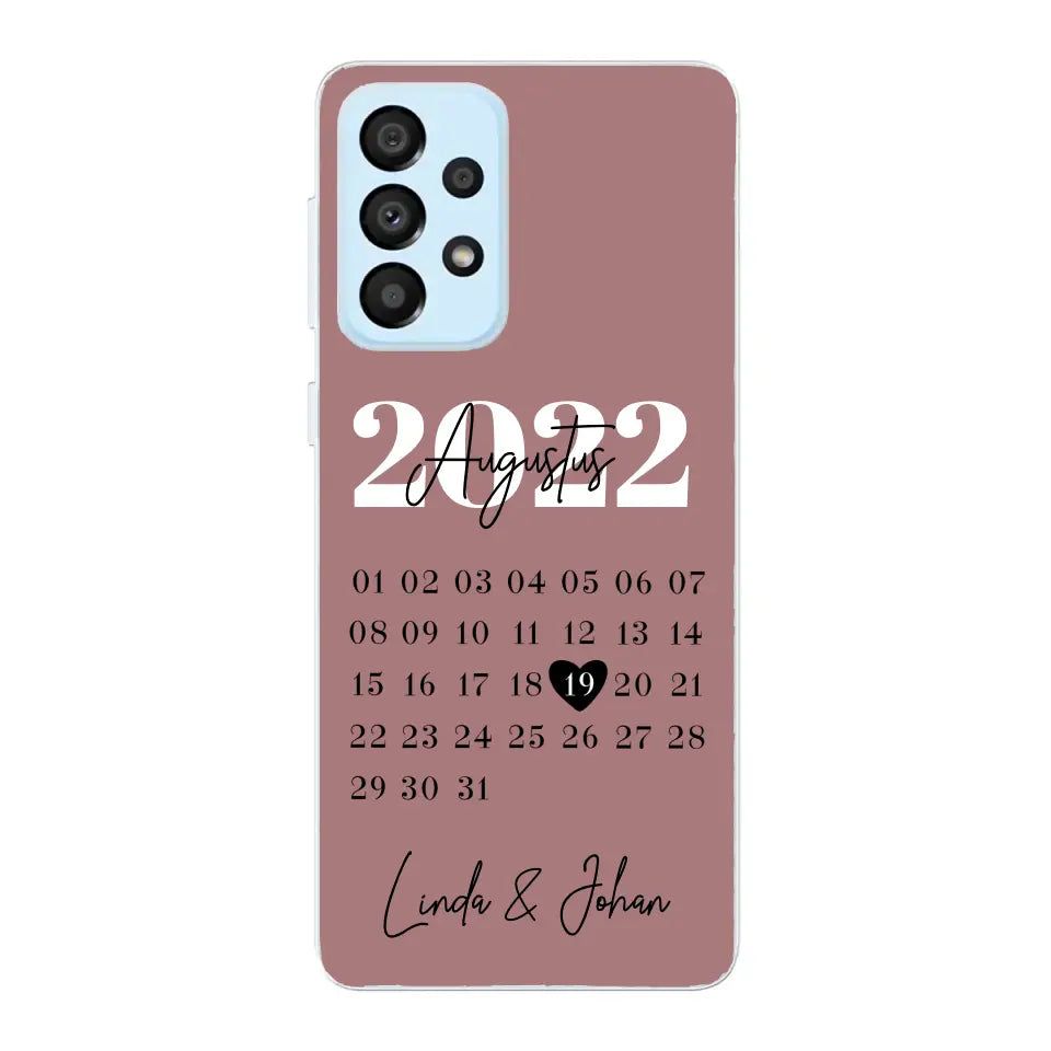 Ons jubileum - Gepersonaliseerd telefoonhoesje
