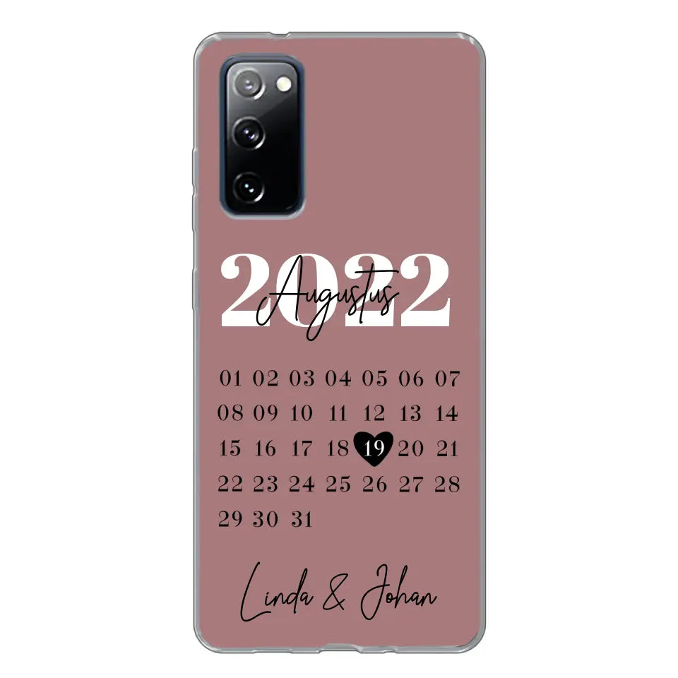 Ons jubileum - Gepersonaliseerd telefoonhoesje