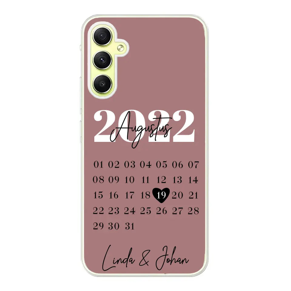 Ons jubileum - Gepersonaliseerd telefoonhoesje