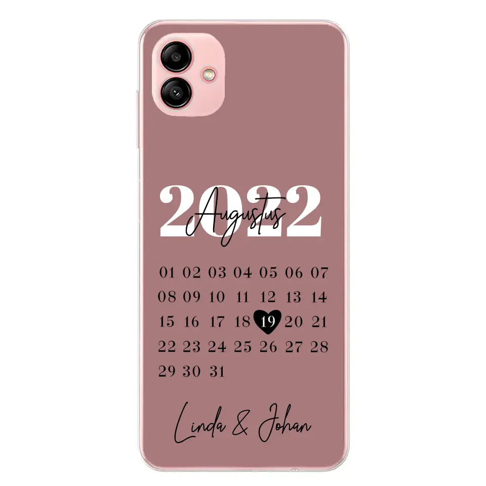 Ons jubileum - Gepersonaliseerd telefoonhoesje