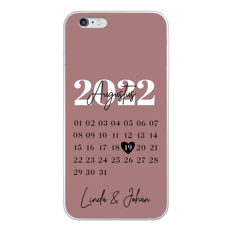 Ons jubileum - Gepersonaliseerd telefoonhoesje