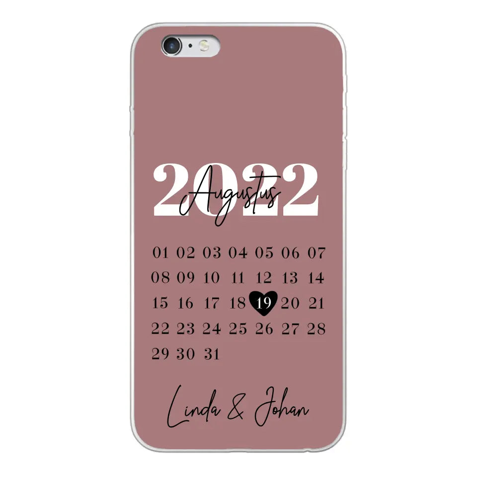 Ons jubileum - Gepersonaliseerd telefoonhoesje