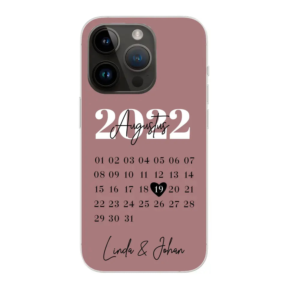 Ons jubileum - Gepersonaliseerd telefoonhoesje