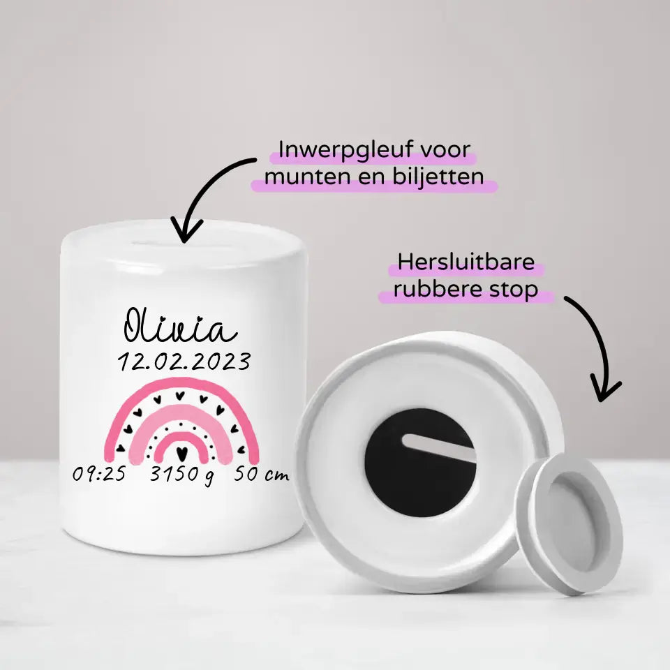 Spaarwonder - Gepersonaliseerde spaarpot