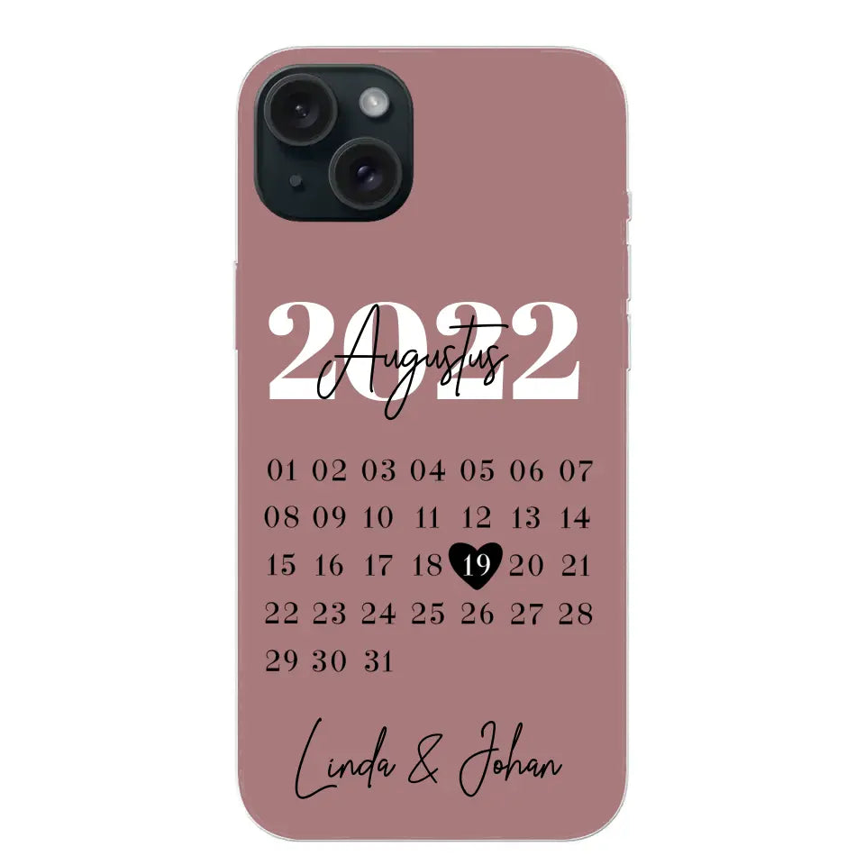 Ons jubileum - Gepersonaliseerd telefoonhoesje
