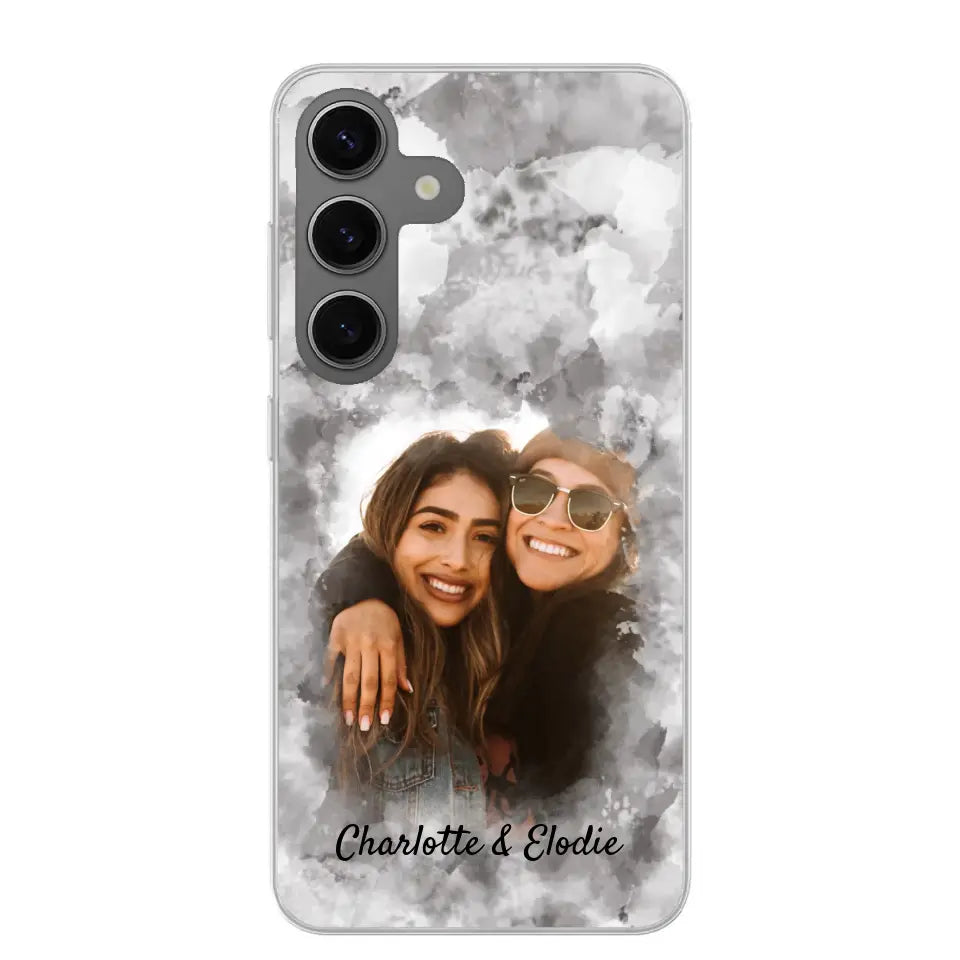 Jouw foto (stijl aquarel) - Gepersonaliseerd telefoonhoesje