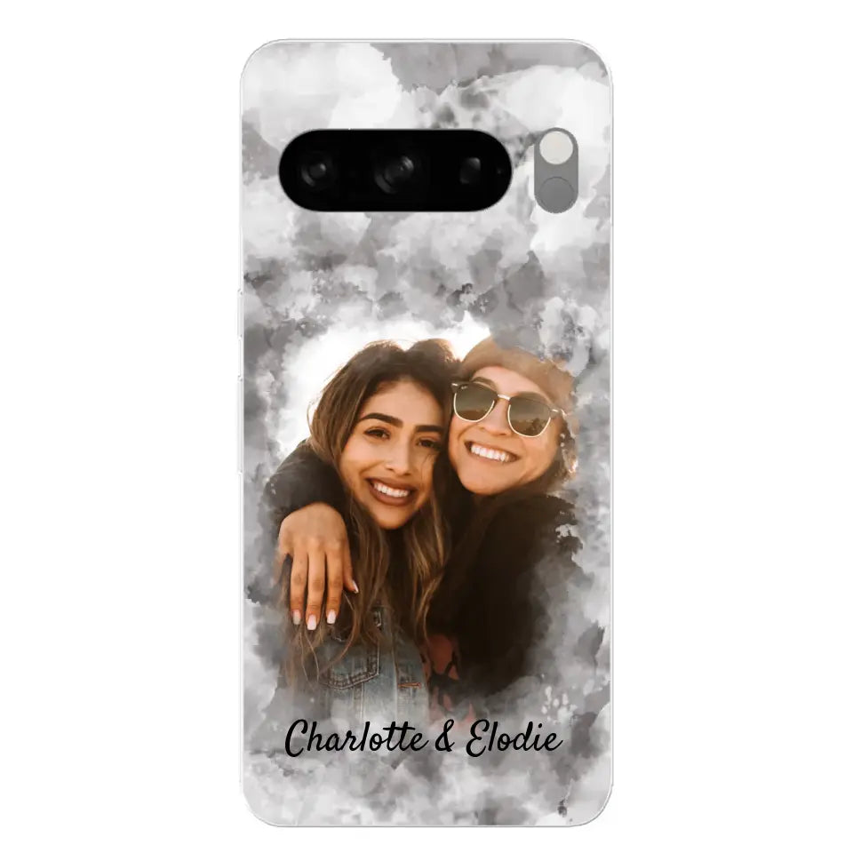Jouw foto (stijl aquarel) - Gepersonaliseerd telefoonhoesje