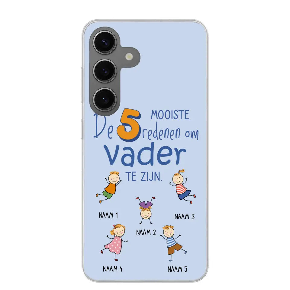 De mooiste redenen - Gepersonaliseerd telefoonhoesje