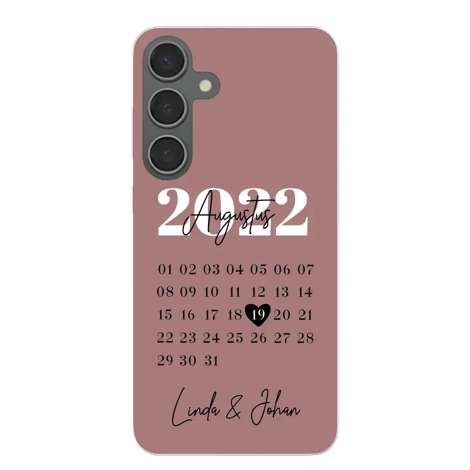 Ons jubileum - Gepersonaliseerd telefoonhoesje
