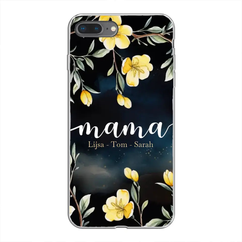 Bloemenliefde - Gepersonaliseerd telefoonhoesje