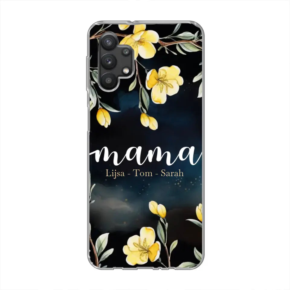Bloemenliefde - Gepersonaliseerd telefoonhoesje