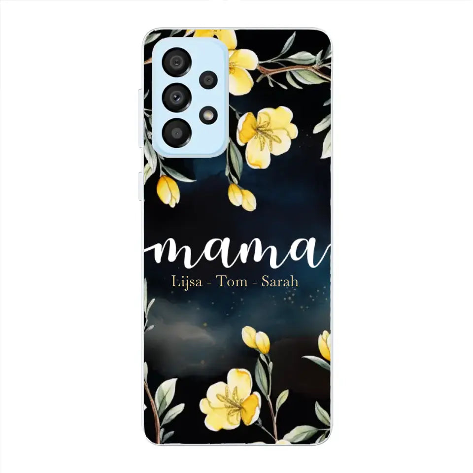 Bloemenliefde - Gepersonaliseerd telefoonhoesje