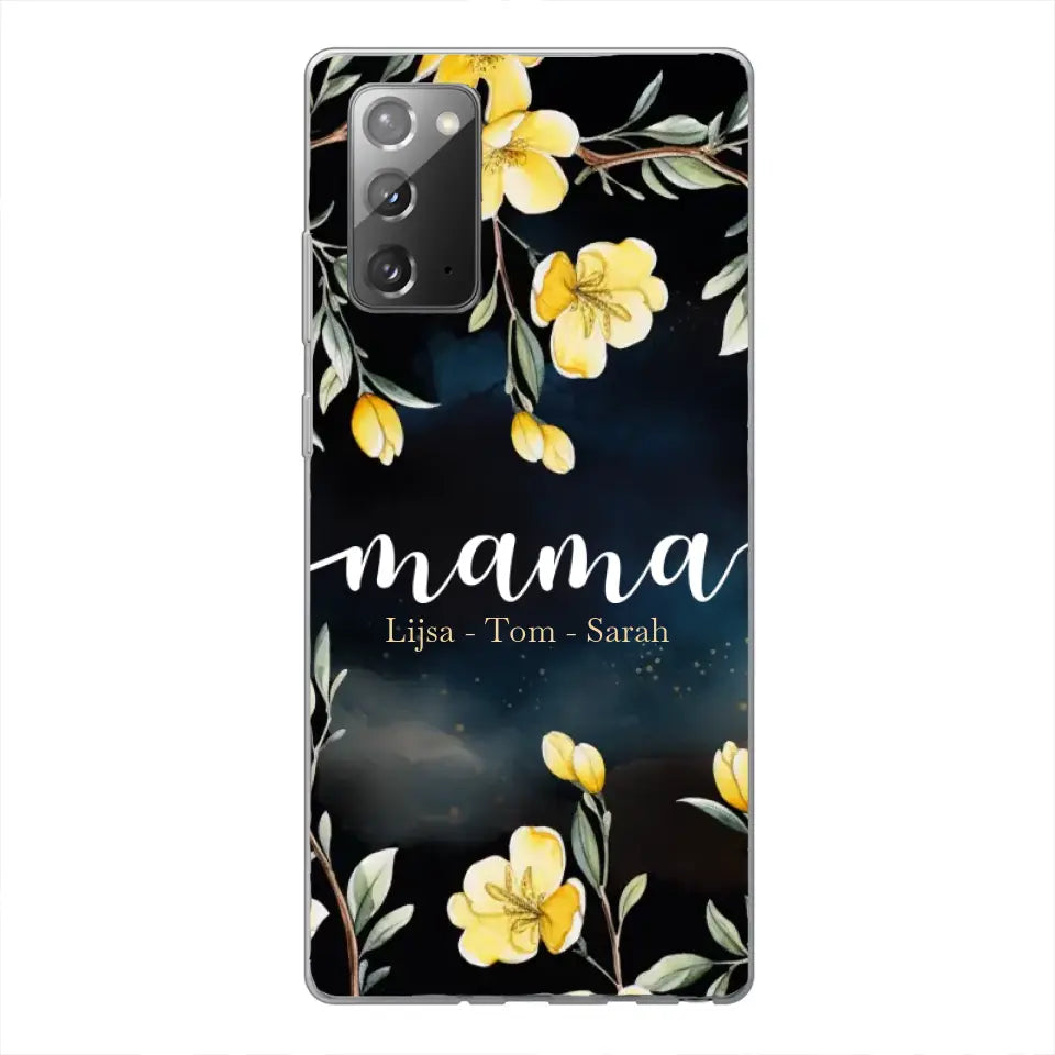 Bloemenliefde - Gepersonaliseerd telefoonhoesje