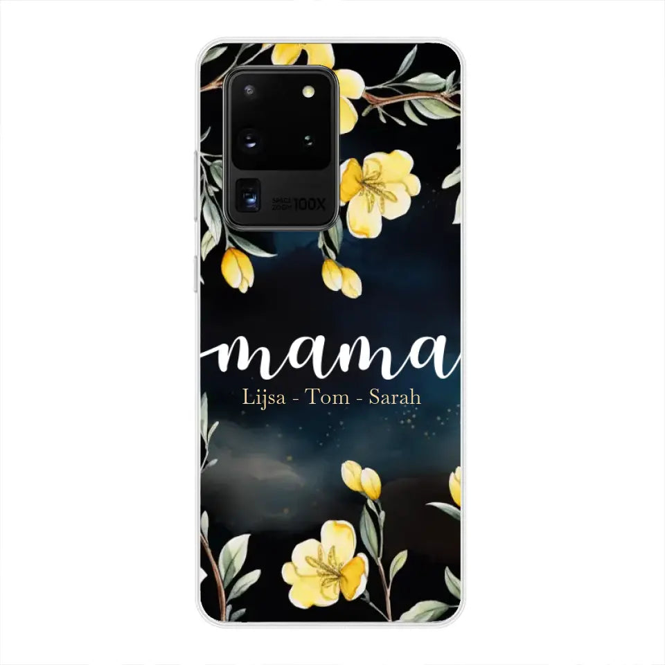 Bloemenliefde - Gepersonaliseerd telefoonhoesje