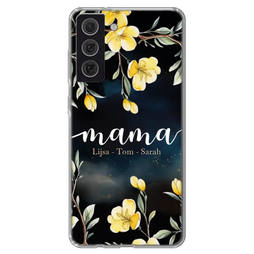 Bloemenliefde - Gepersonaliseerd telefoonhoesje