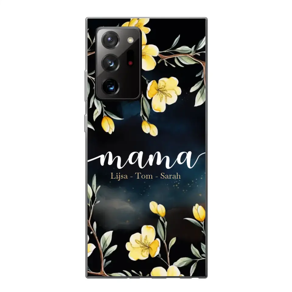 Bloemenliefde - Gepersonaliseerd telefoonhoesje