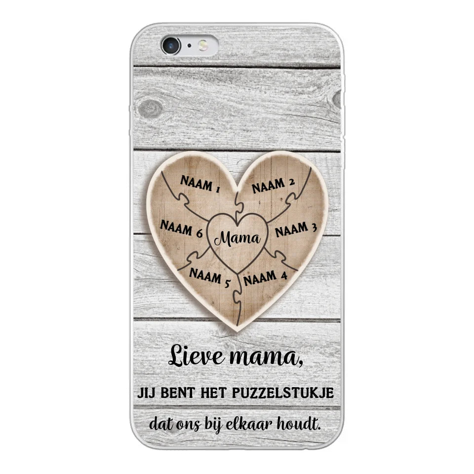 Puzzelstuk - Gepersonaliseerd telefoonhoesje