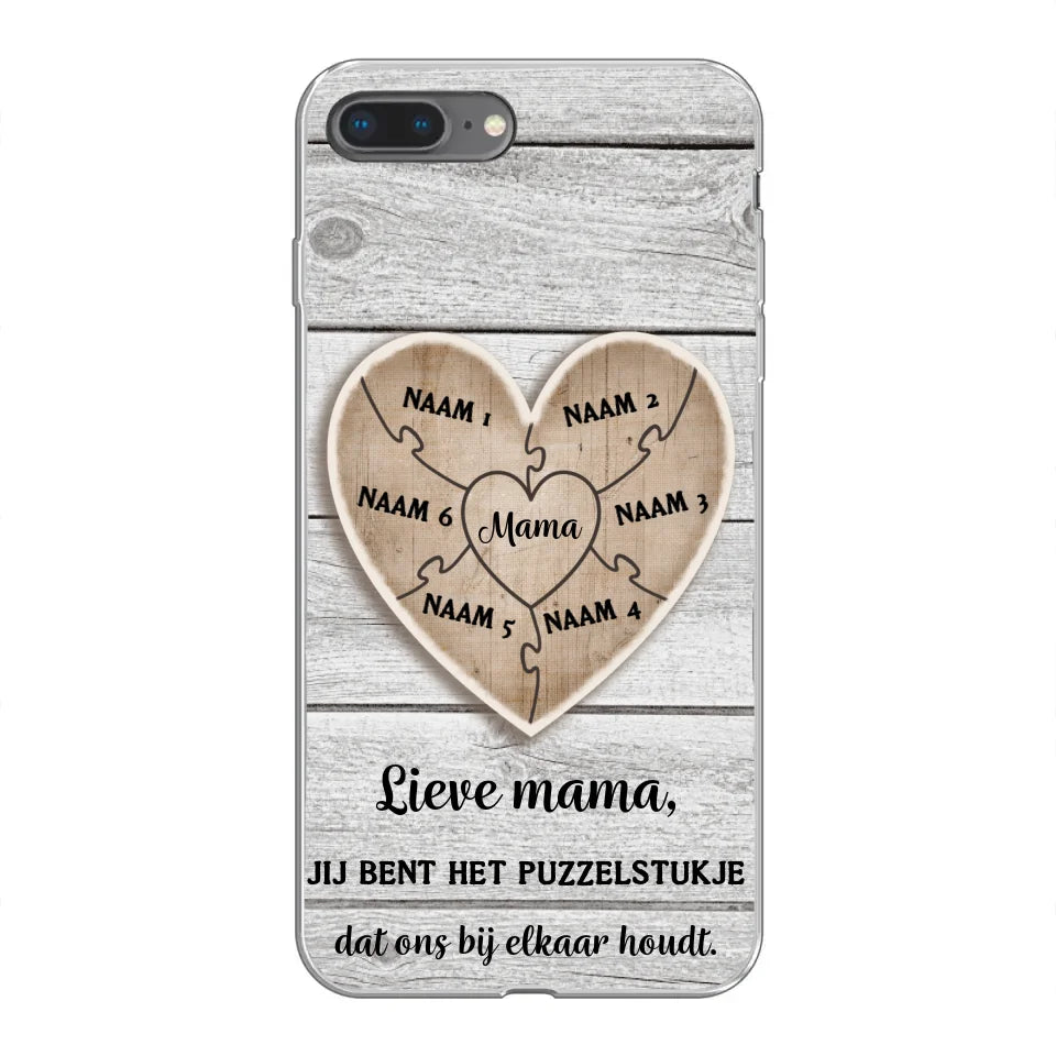Puzzelstuk - Gepersonaliseerd telefoonhoesje