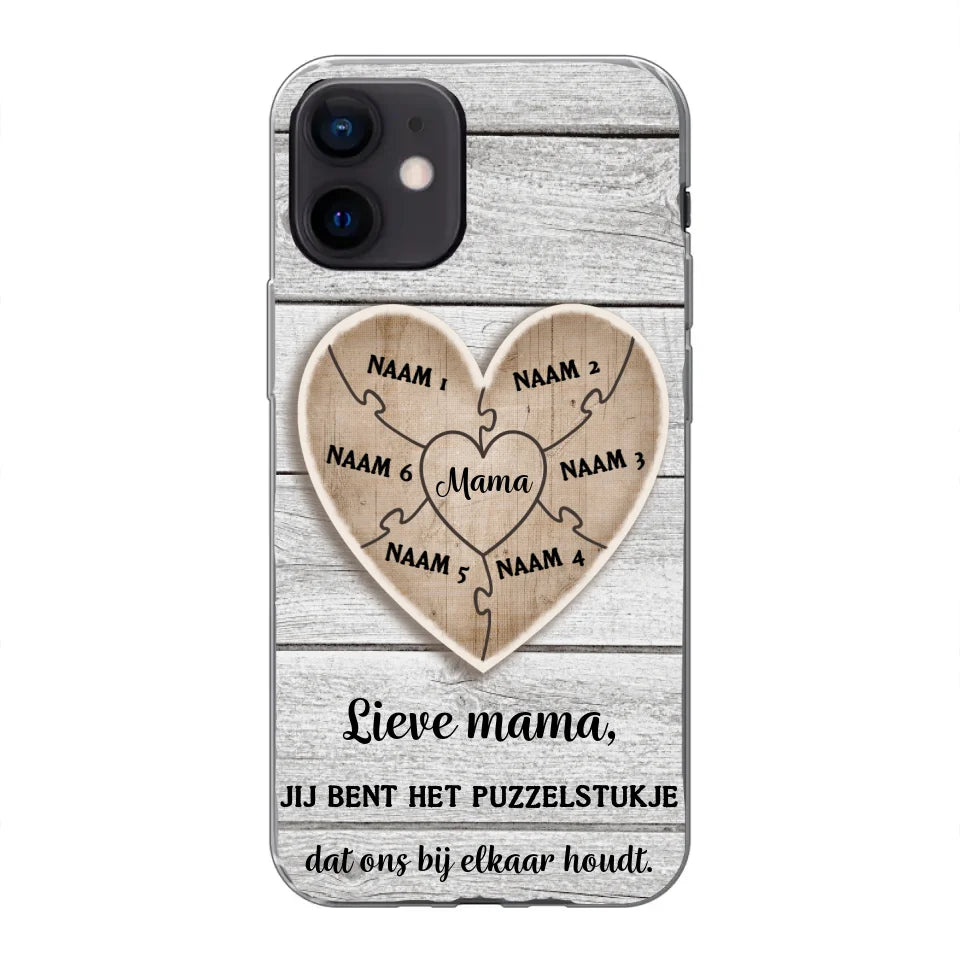 Puzzelstuk - Gepersonaliseerd telefoonhoesje