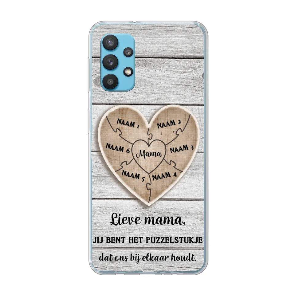 Puzzelstuk - Gepersonaliseerd telefoonhoesje