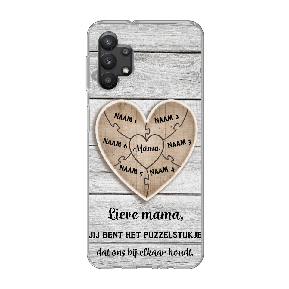 Puzzelstuk - Gepersonaliseerd telefoonhoesje