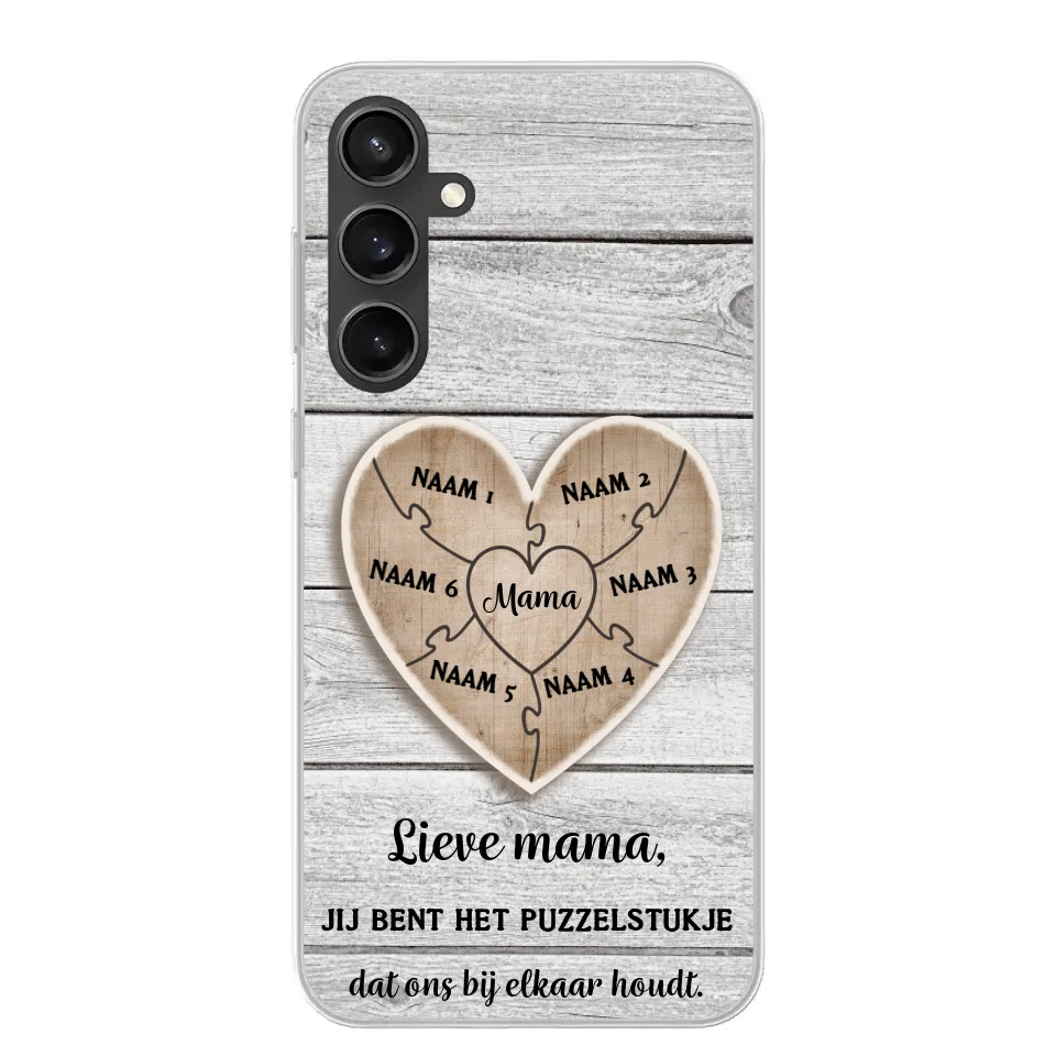 Puzzelstuk - Gepersonaliseerd telefoonhoesje