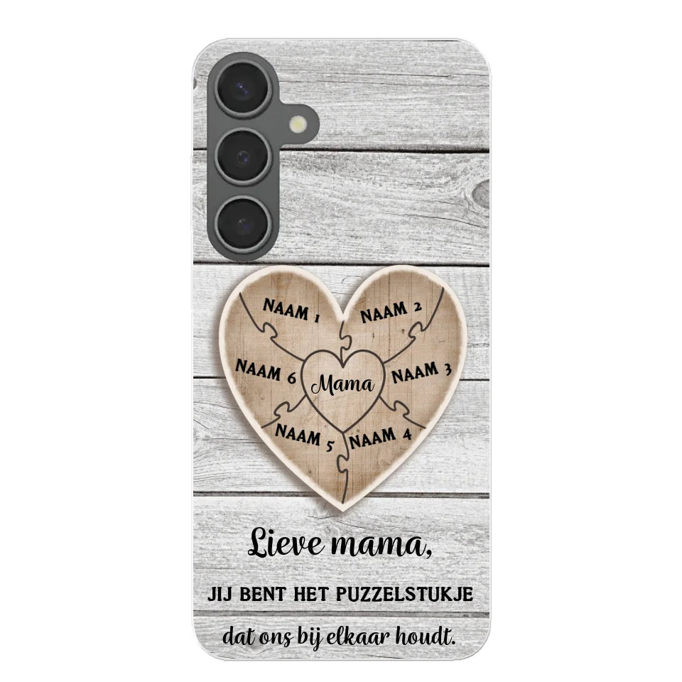 Puzzelstuk - Gepersonaliseerd telefoonhoesje