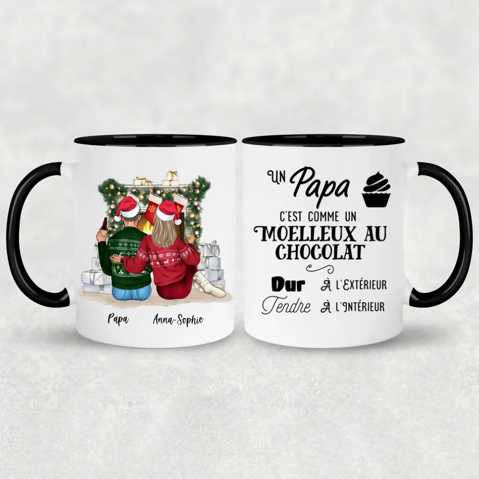 Père et fille - Mok gepersonaliseerd
