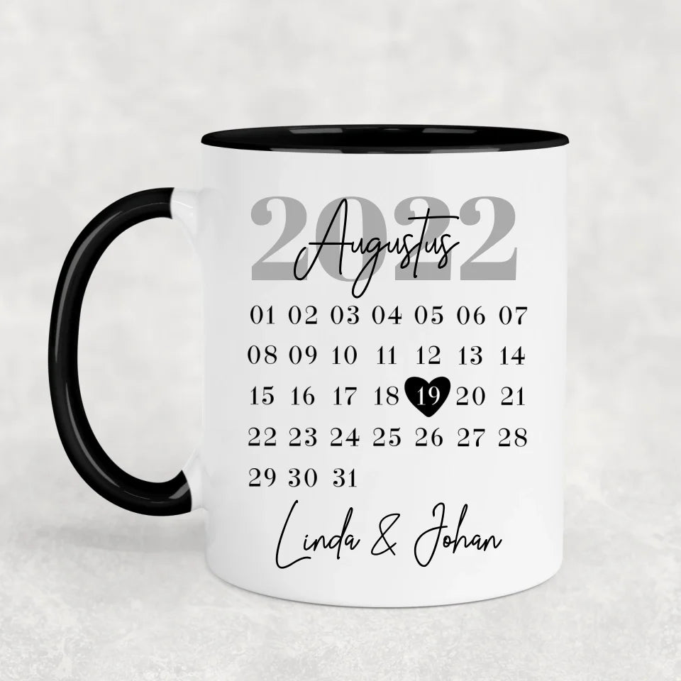 Ons jubileum - Gepersonaliseerde mok