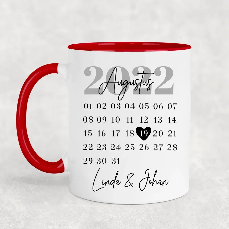 Ons jubileum - Gepersonaliseerde mok