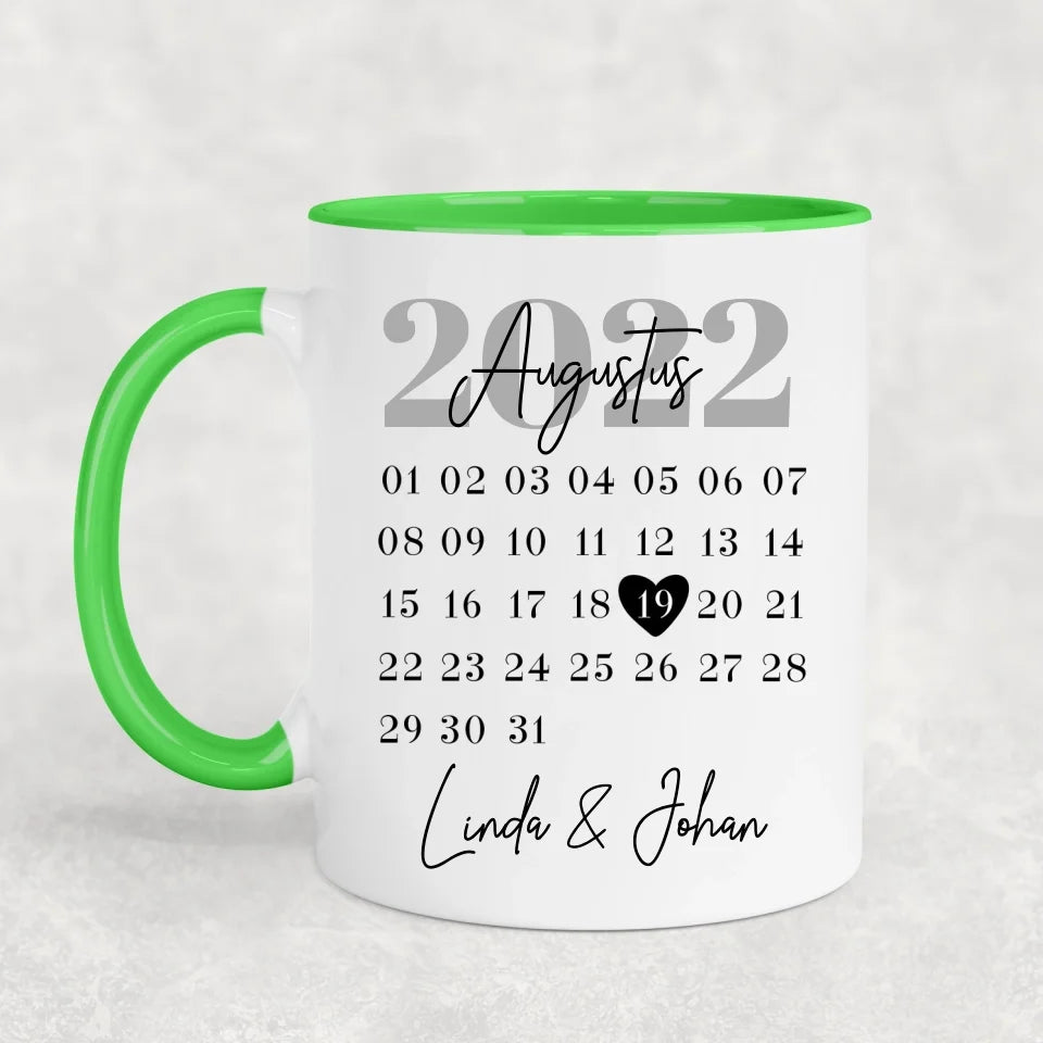 Ons jubileum - Gepersonaliseerde mok