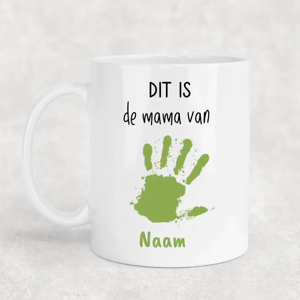 Handafdrukken - Gepersonaliseerde mok