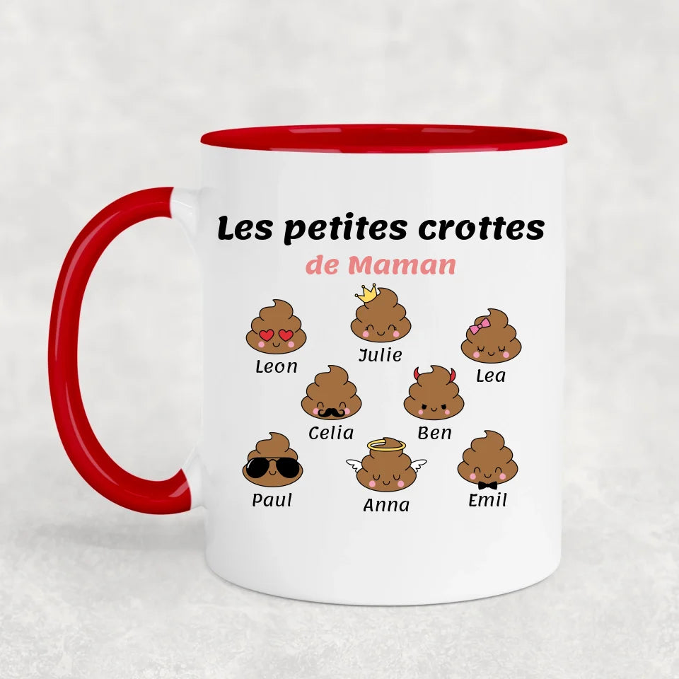 Les petites crottes de Maman - Mok gepersonaliseerd