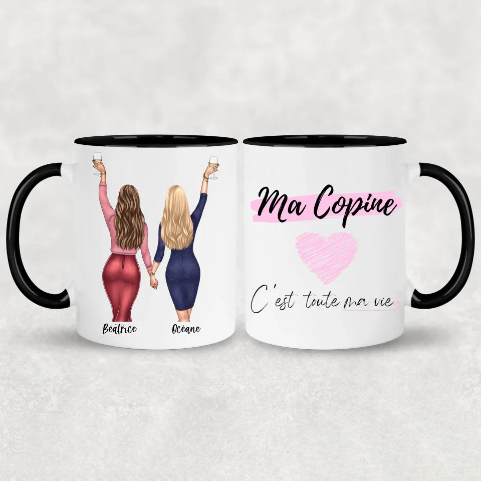 Nuit de filles - Mok gepersonaliseerd